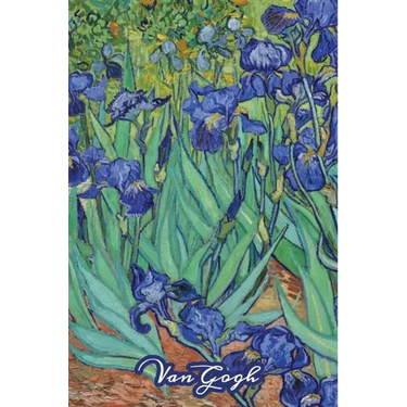 Irises Van Gogh Note Book: Hardcover Journal Notebook Diary with Dot Grid, Lined, Blank Vintage Paper for Writing Drawing Journaling