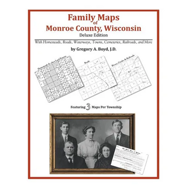 Family Maps of Monroe County, Wisconsin