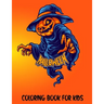 Halloween Coloring Book for Kids: Halloween Theme Coloring Book Filled with 30 Pages of Spooky and Funny characters Witch, Pumpkin, Rabbit, Skull and