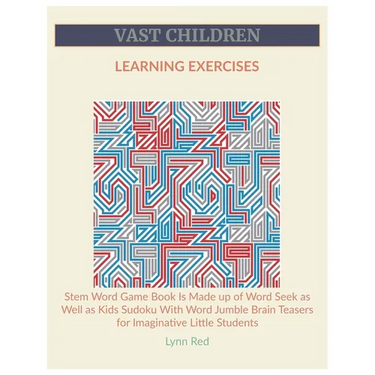 Vast Children Learning Exercises: Stem Word Game Book Is Made up of Word Seek as Well as Kids Sudoku With Word Jumble Brain Teasers for Imaginative Li