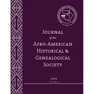 Journal of the Afro-American Historical and Genealogical Society