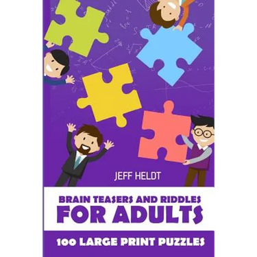 Brain Teasers And Riddles For Adults: Arukone Puzzles - 100 Large Print Puzzles