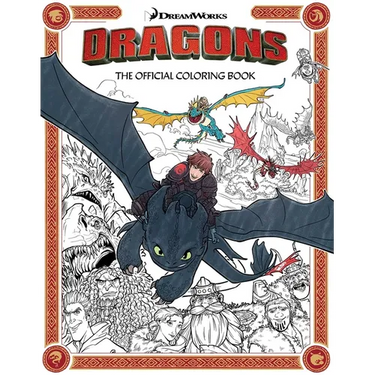 DreamWorks Dragons: The Official Coloring Book