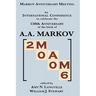 Mam 2006: Markov Anniversary Meeting