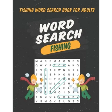 Fishing Word Search Book For Adults: Large Print Books For Adults & Seniors