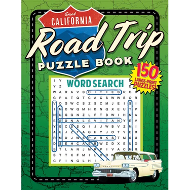 The Great California Road Trip Puzzle Book