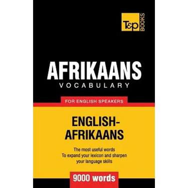 Afrikaans vocabulary for English speakers - 9000 words