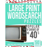 Large Print Wordsearches Puzzles Popular TV Shows of the 40s: Giant Print Word Searches for Adults & Seniors