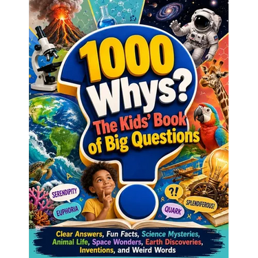 1000 Whys The Kids' Book of Big Questions: Clear Answers, Fun Facts, Science Mysteries, Animal Life, Space Wonders, Earth Discoveries, Inventions, and