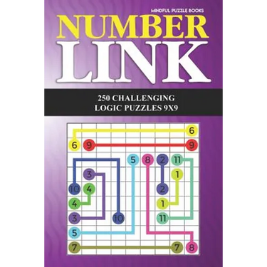 Number Link: 250 Challenging Logic Puzzles 9x9