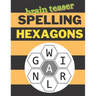 Brain Teaser Spelling Hexagons: 100 Letter Puzzles as seen in the NYT