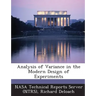 Analysis of Variance in the Modern Design of Experiments