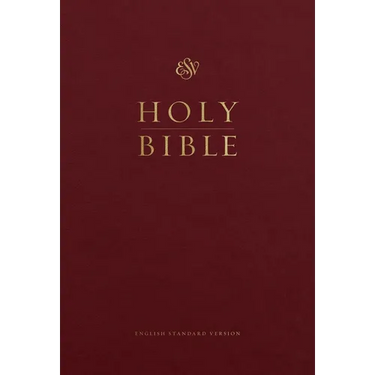 ESV Pew and Worship Bible, Large Print (Burgundy)