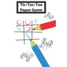 Tic-Tac-Toe Paper Game: 2 Player Activity Book "Tic-Tac-Toe" /Fun Activities for Family Time