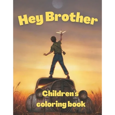 Hey Brother children's coloring book