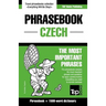 English-Czech phrasebook and 1500-word dictionary