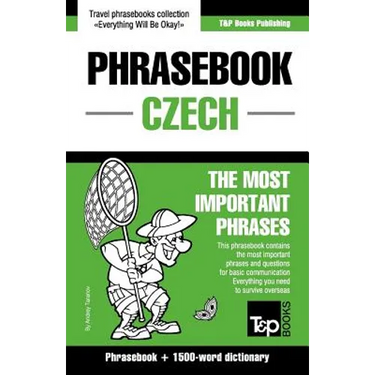 English-Czech phrasebook and 1500-word dictionary