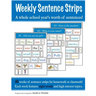 Weekly Sentence Strips