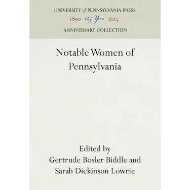 Notable Women of Pennsylvania
