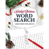 Nostalgic Christmas Word Search LARGE PRINT for Adults: Holiday Puzzle Book with Illustrations & Answers