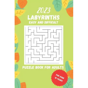 2023 labyrinths: Puzzle book for adults