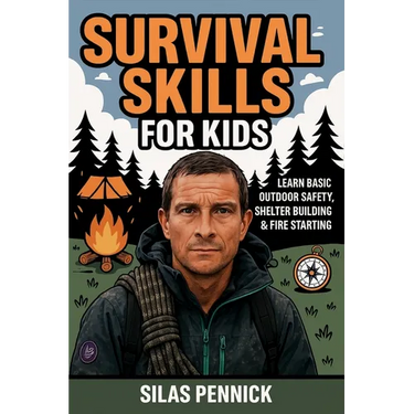 Survival Skills for Kids: Learn Basic Outdoor Safety, Shelter Building & Fire Starting