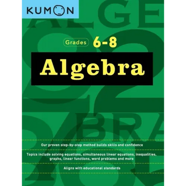 Kumon Grades 6-8 Algebra