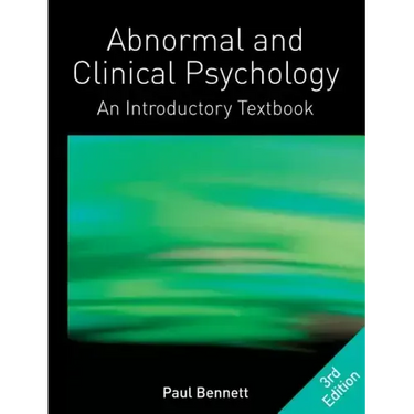 Abnormal and Clinical Psychology: An Introductory Textbook