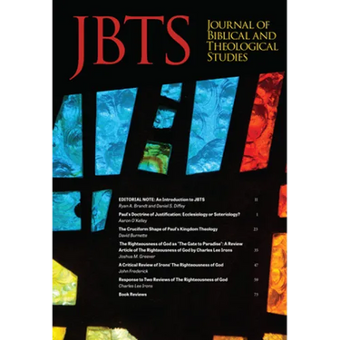 Journal of Biblical and Theological Studies