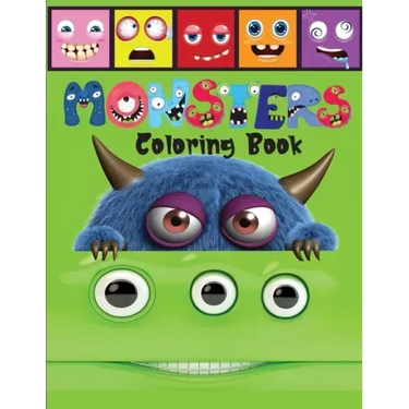 Monsters Coloring Book: A Scary and Fun Coloring and Activity Book for Children including Monster Alphabet