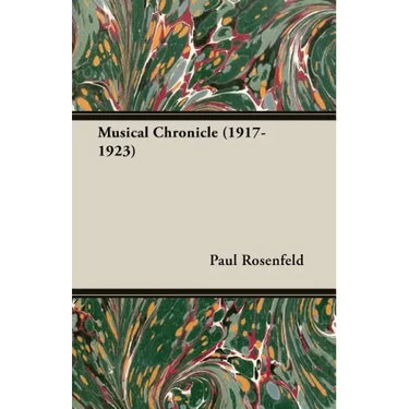 Musical Chronicle (1917-1923)