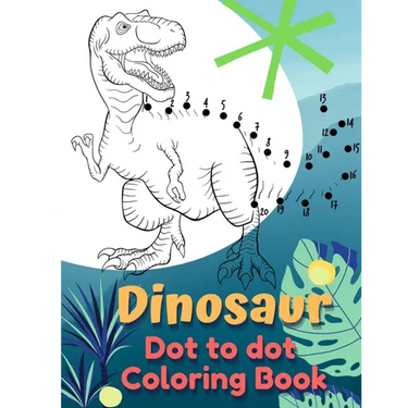 Dinosaur Coloring Book Dot to Dot: Dot to Dot Coloring Book for Kids