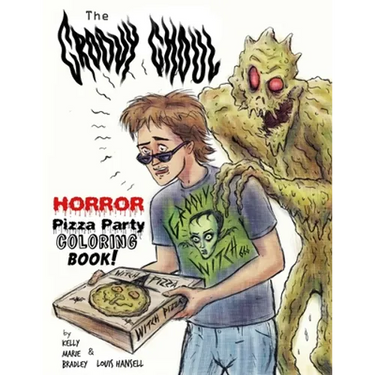 The Groovy Ghoul Horror Pizza Party Coloring Book!