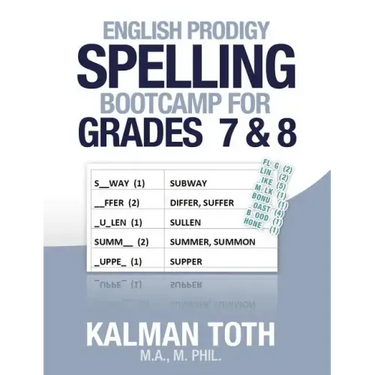 English Prodigy Spelling Bootcamp For Grades 7 & 8