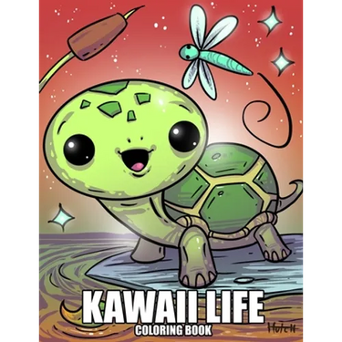 Kawaii Life Coloring Book: A Stress Free Coloring Book For Kids