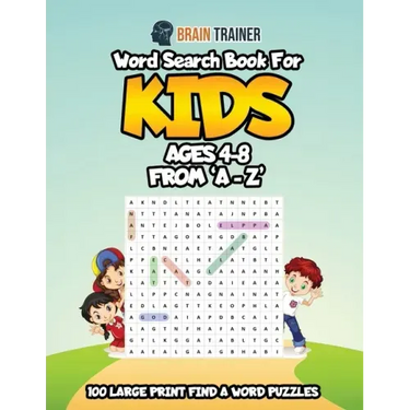 Word Search Book For Kids Ages 4 - 8 From 'A - Z'