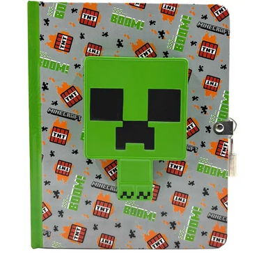 Minecraft: Creeper Squishy Lock & Key Diary
