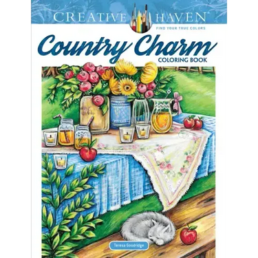 Creative Haven Country Charm Coloring Book