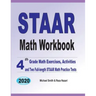 STAAR Math Workbook: 4th Grade Math Exercises, Activities, and Two Full-Length STAAR Math Practice Tests