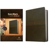 Every Man's Bible NLT (Leatherlike, East-West Grey)