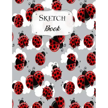 Sketch Book: Ladybug Sketchbook Scetchpad for Drawing or Doodling Notebook Pad for Creative Artists #1