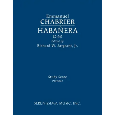 Habanera, D 63: Study score