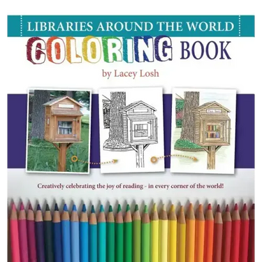 Libraries Around the World Coloring Book