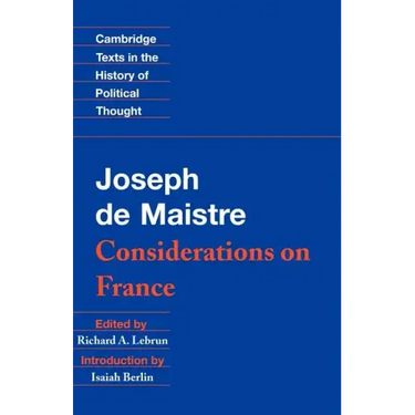 Maistre: Considerations on France