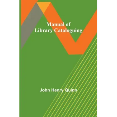 Manual of Library Cataloguing