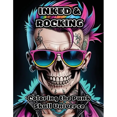 Inked & Rocking: Coloring the Punk Skull Universe