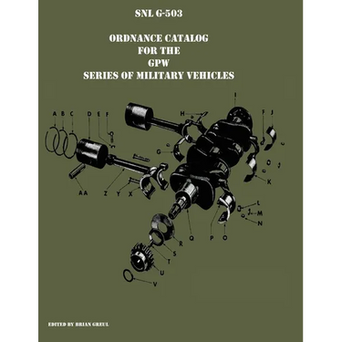 SNL G-503 Ordnance Catalog for the GPW series of military vehicles