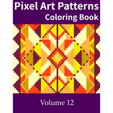 Pixel Art Patterns Coloring Book 12