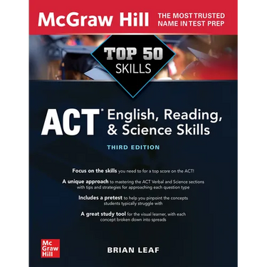 Top 50 ACT English, Reading, and Science Skills, Third Edition