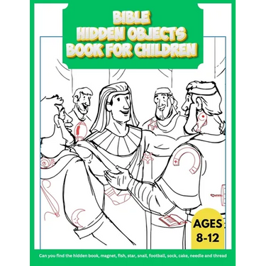 Bible Hidden Objects for Children Ages 8-12: 35+ Hidden Pictures Activity Book